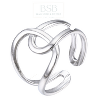 Stainless Steel Knot Rings
