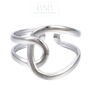 Stainless Steel Knot Rings