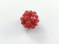 16mm Round Glass Beads (2pcs)