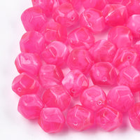 Acrylic Faceted Beads (4pcs)
