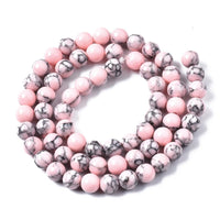 6mm Round Howlite Beads Strand
