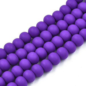 7mm Polymer Clay Beads Strand