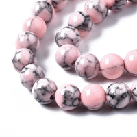 6mm Round Howlite Beads Strand
