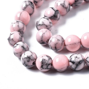 6mm Round Howlite Beads Strand