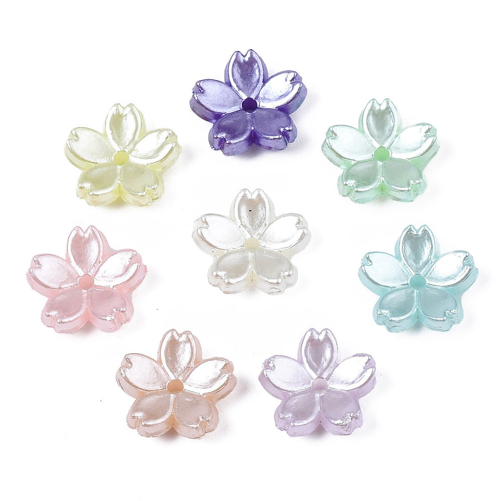 Plastic Flower Bead Caps (10pcs)