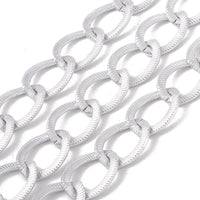 Aluminum Oval Curb Chain
