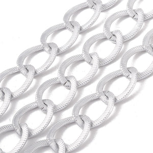 Aluminum Oval Curb Chain