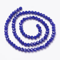 1mm Rondelle Glass Beads Strand