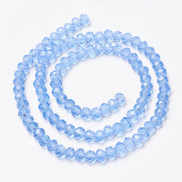 4mm Rondelle Glass Beads Strand
