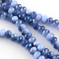 8mm Rondelle Glass Beads Strand