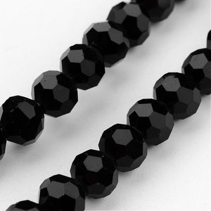 8mm Normal Glass Faceted Beads Strand