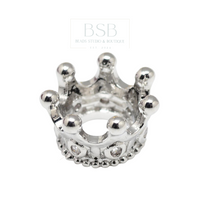 Crown Cubic Zirconia Beads Spacer