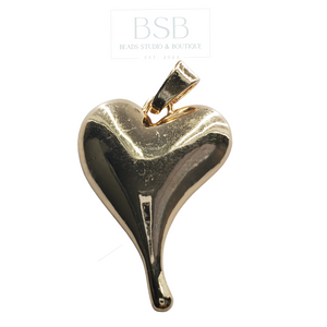 Heart With Drop Pendant