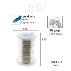 Wire Elements Lacquered Tarnish 18 Gauge