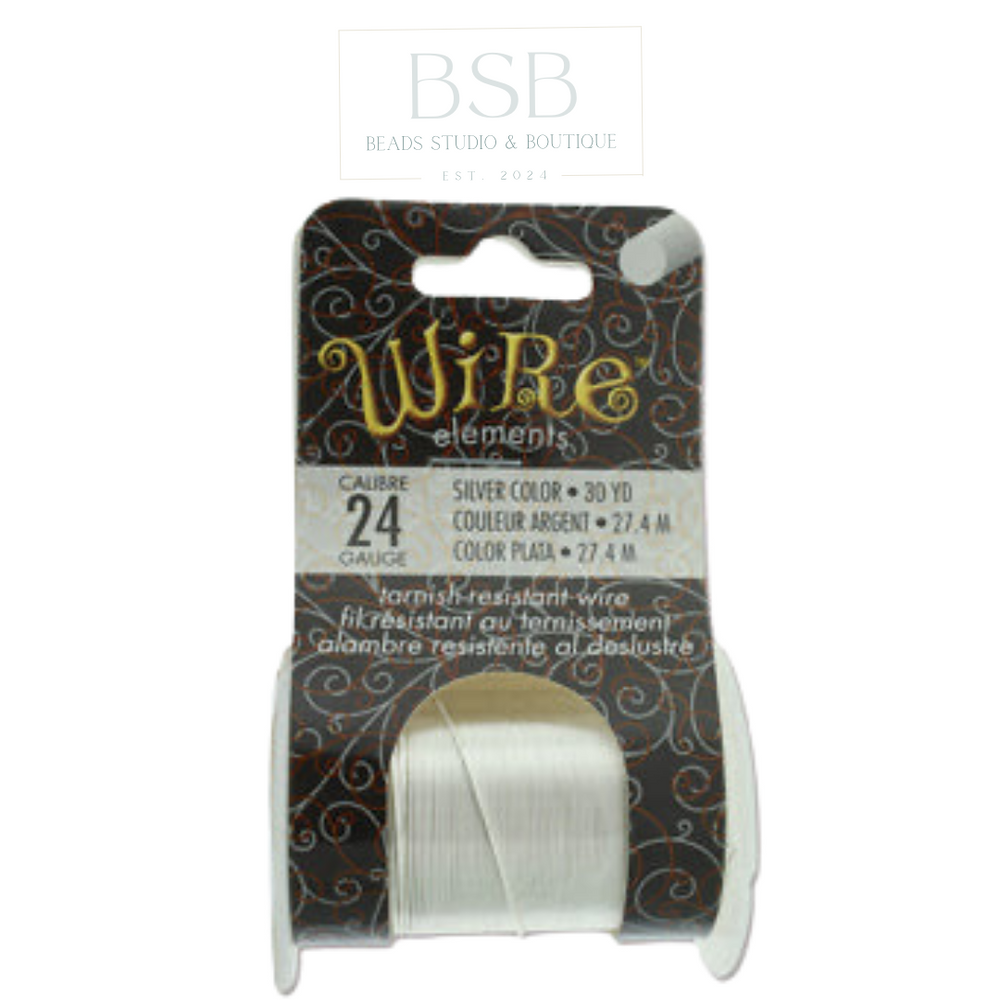 Wire Elements Lacquered Tarnish 24 Gauge