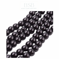 8mm Glass Pearl Beads Strand
