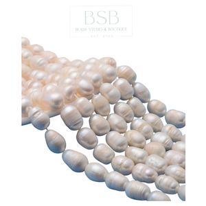 Rice Freshwater Natural Pearl Beads Strand