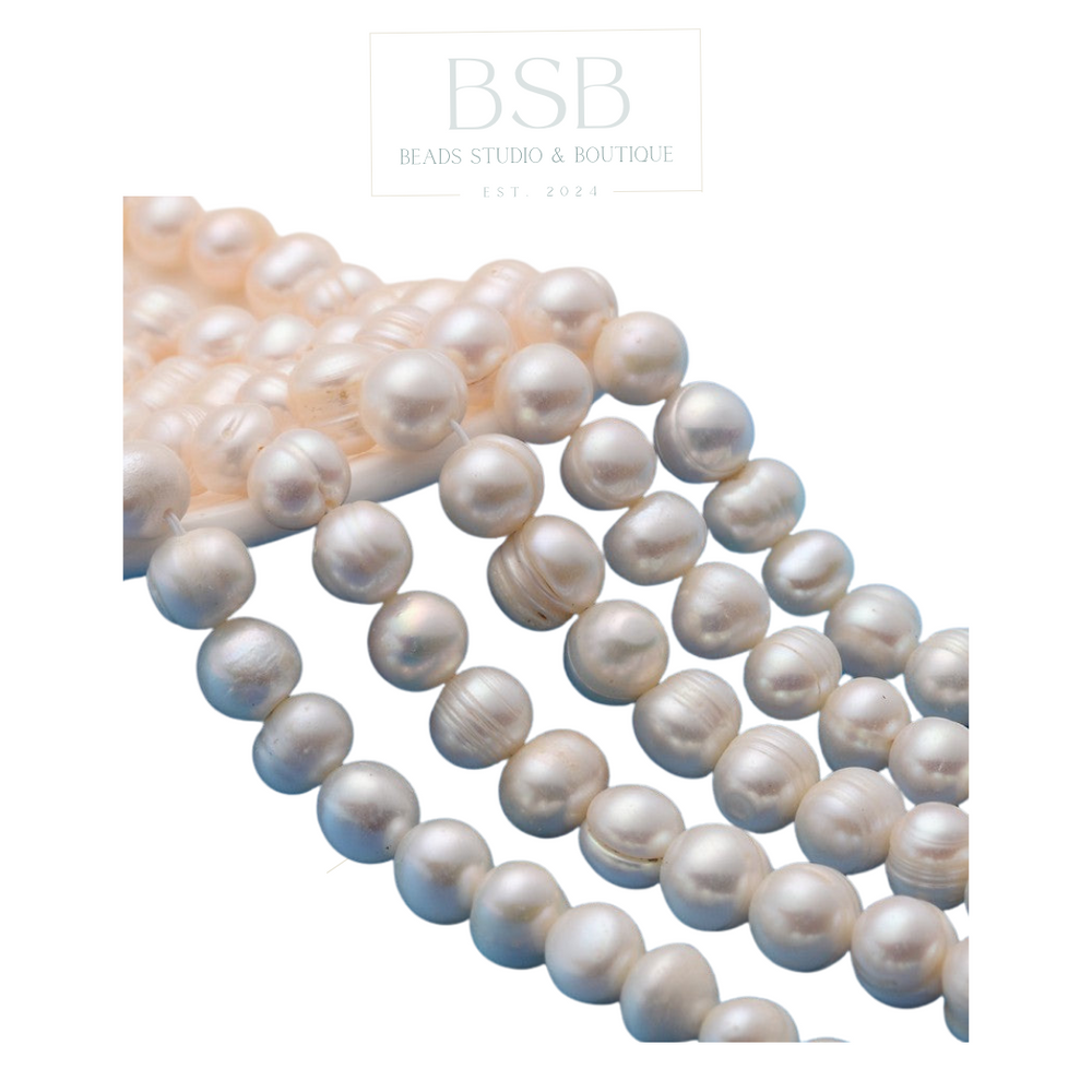 8~9 Potato Freshwater Pearl Beads Strand