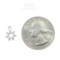 Stainless Steel Mini Flower Pendant
