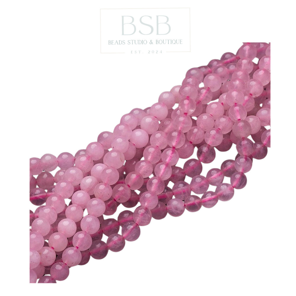 4mm Natural Rose Quartz Gemstone Beads Strand