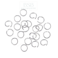 4mm Stainless Steel Jump Rings (20pcs)
