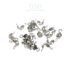 Stainless Steel Bead Tips (20pcs)