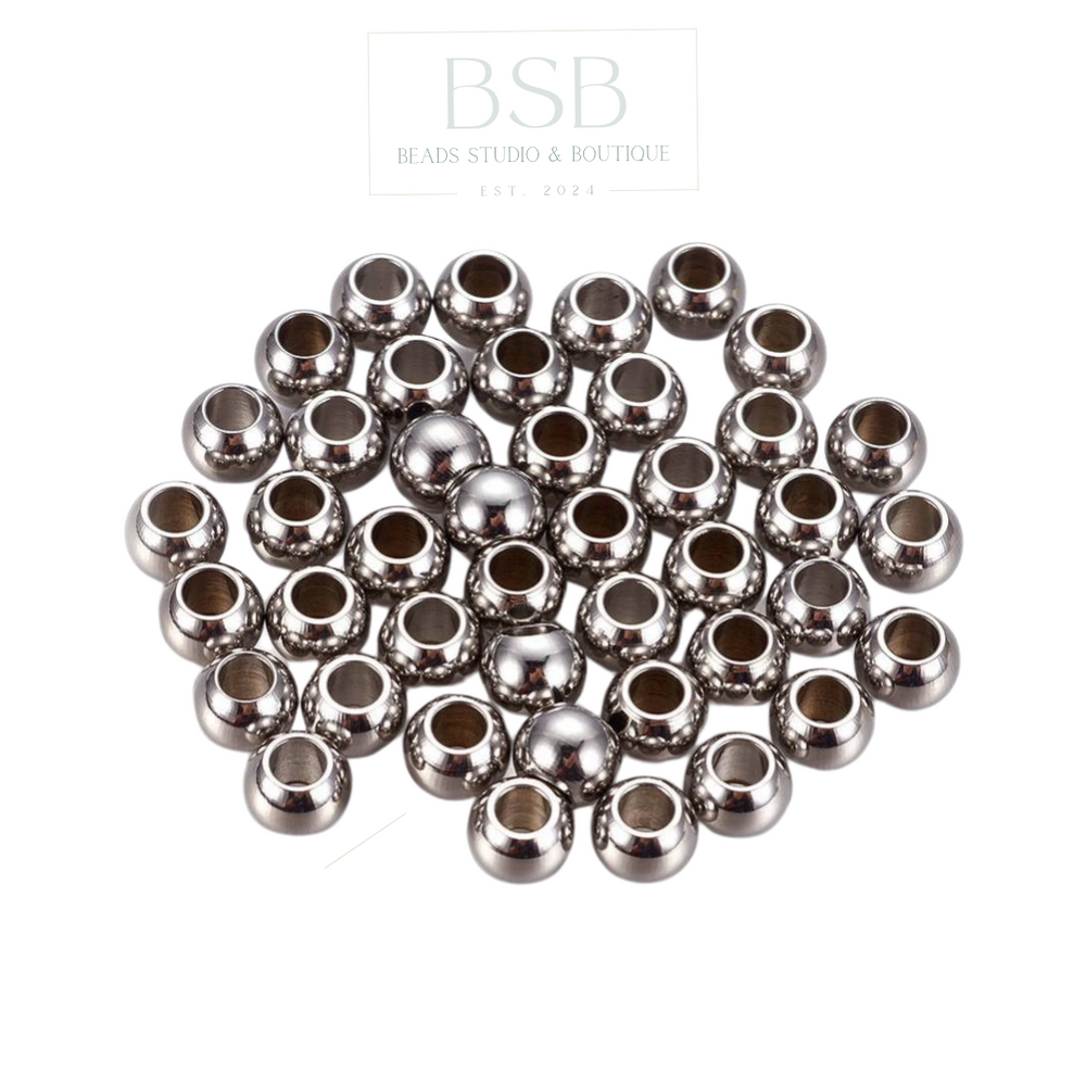 Stainless Steel Beads Spacer (10pcs)