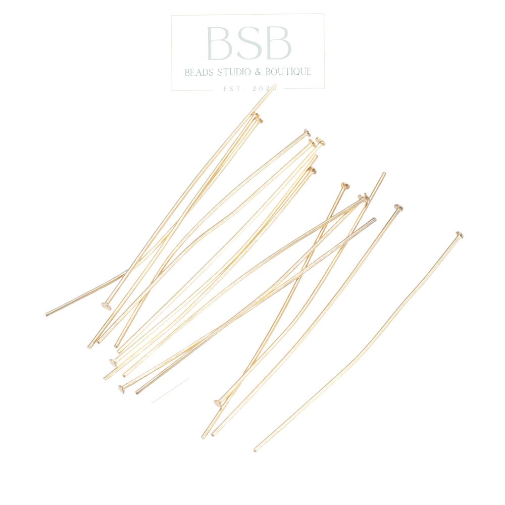 Stainless Steel Head Pins 50mm (20pcs)