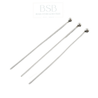50mm Stainless Steel Ball Pins (20pcs)