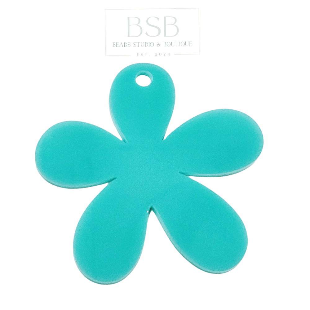 Acrylic Flower Laser Cut Pendants