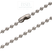 Stainless Steel 2.5mm Ball Chain Necklace
