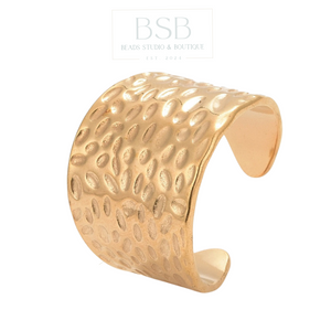 Stainless Steel Textured Band Ring