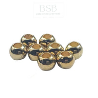 10mm Acrylic Round Beads (8pcs)