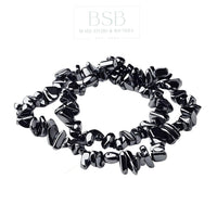 5~8mm Hematite Chips Beads Strand
