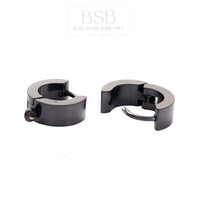 Stainless Steel Huggie Hoop Earring (2pcs)
