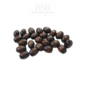 Wood Oval Beads (25pcs)