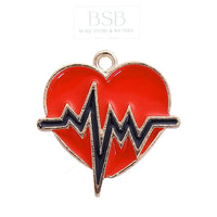 Heart with Electrogram Pendant