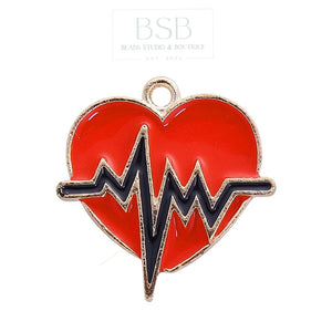 Heart with Electrogram Pendant