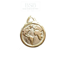 World Map Gold Filled Pendant