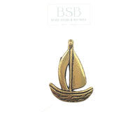 Sail Boat Pendant (5pcs)
