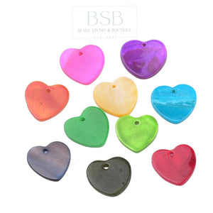 Heart Shell Pendant (5pcs)