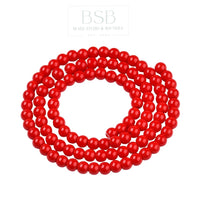 4mm Glass Beads Strand
