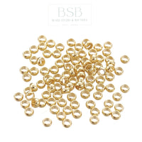 2mm Stainless Steel Crimp Beads (20pcs)
