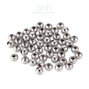 3mm Stainless Steel Beads Spacer (100pcs)