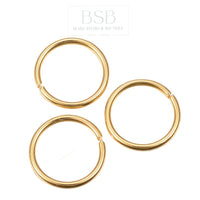 12mm Stainless Steel Jump Rings (10pcs)
