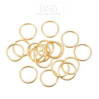 12mm Stainless Steel Jump Rings (10pcs)
