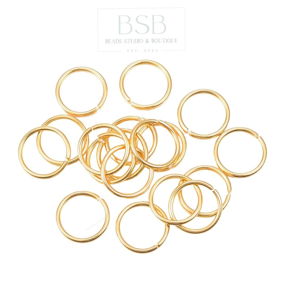 12mm Stainless Steel Jump Rings (10pcs)