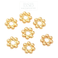 Stainless Steel Flower Spacer (6pcs)
