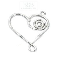 Heart Link (2pcs)
