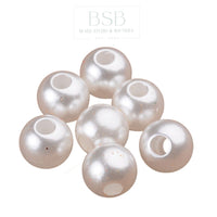 10mm Imitation Pearl Acrylic Round Beads (20pcs)
